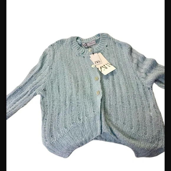 🩵OPEN KNIT CARDIGAN - Picture 13 of 13
